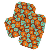70's Retro print Coaster