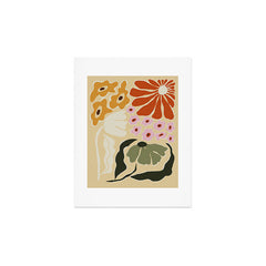 70s tropical fun flower Art Print