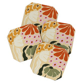 70s tropical fun flower Coaster