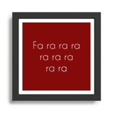A Christmas Story Fa ra ra Deck the Halls Christmas Carol Framed Art Print