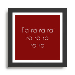 A Christmas Story Fa ra ra Deck the Halls Christmas Carol Framed Art Print
