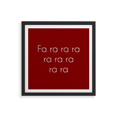 A Christmas Story Fa ra ra Deck the Halls Christmas Carol Framed Art Print