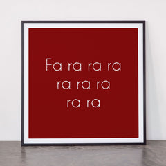 A Christmas Story Fa ra ra Deck the Halls Christmas Carol Framed Art Print