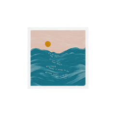 "Go Beyond The Shallow Waters.." Art Print