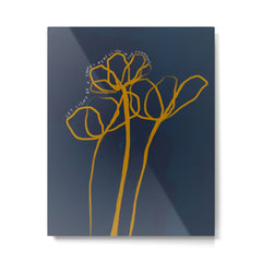 "Let Light Be A Sweet Rebellion In The Shadows." Metal Print
