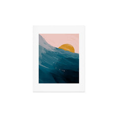 "One Wave At A Time" Art Print