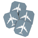 747-400 Jumbo Jet Airliner Aircraft - Slate Coaster