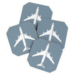 747-400 Jumbo Jet Airliner Aircraft - Slate Coaster