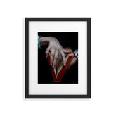 "V" doesn't mean Vendetta Framed Art Print