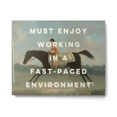A Fast-Paced Environment Metal Print