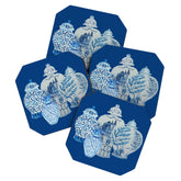 4 Four 4 Blue and White Ginger Jars Coaster