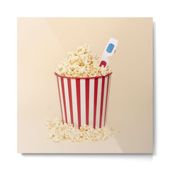 3D movie time Metal Print