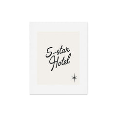 5-star hotel Art Print
