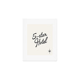 5-star hotel Art Print