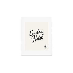 5-star hotel Art Print