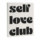 "self love club" Canvas Print