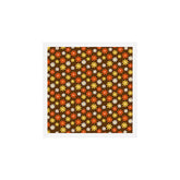 1970s flowers brown and orange Art Print