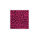 2000s leopard-black on hot pink Art Print
