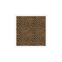 2000s leopard-black on tan Art Print
