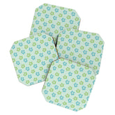 2000s y2k hibiscus pattern Coaster