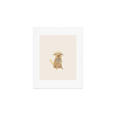 A dog called Jazz Art Print