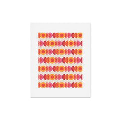 70's pattern no1 Art Print