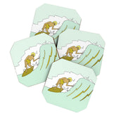 70s outer banks surf // retro surf by surfy birdy Coaster