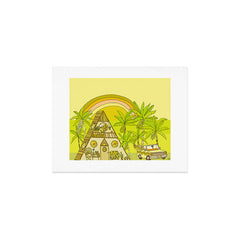 a frame simple living // banana pancakes // retro surf art by surfy birdy Art Print