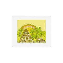 a frame simple living // banana pancakes // retro surf art by surfy birdy Art Print
