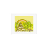 a frame simple living // banana pancakes // retro surf art by surfy birdy Art Print