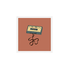 80s Vintage Cassette Mixed Tape Art Print