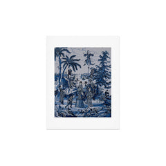 17th Century Delftware Chinoiserie Art Print