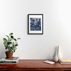 17th Century Delftware Chinoiserie Framed Art Print