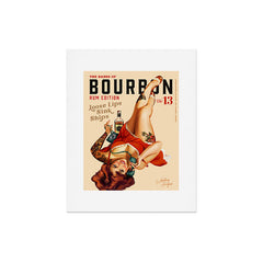 "The Babes Of Bourbon V. 13 - Rum Edition" Vintage Pin Up Girl Art Art Print
