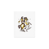 "Woah Whiskey" Western Pin Up Cowgirl & Her Horse Art Print