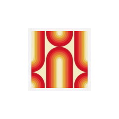 70s Retro Sun Art Print
