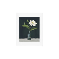 A flower in a vase Art Print