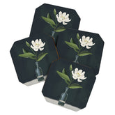 A flower in a vase Coaster