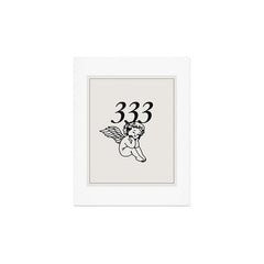 333 Poster Art Print