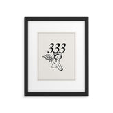 333 Poster Framed Art Print