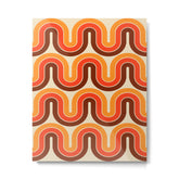 70s Retro Vintage Style 821 Autumn Metal Print
