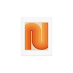 70s Retro Vintage Style Minimal Design 553 Art Print
