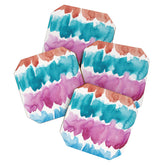 13 Watercolor November 2021 211130 Painting Valourine Original Design Color Bright Modern Contemporary Coaster