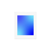 16 Blue Gradient 220506 Aura Ombre Valourine Digital Minimalist Art Art Print