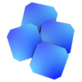 16 Blue Gradient 220506 Aura Ombre Valourine Digital Minimalist Art Coaster