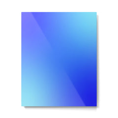 16 Blue Gradient 220506 Aura Ombre Valourine Digital Minimalist Art Metal Print