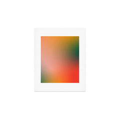 16 Burning Romance Ombre Gradient by Valourine 240816 Art Print