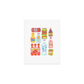90s Drinks Art Print