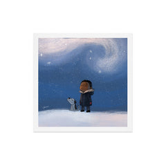 A Boy and his Dog Art Print