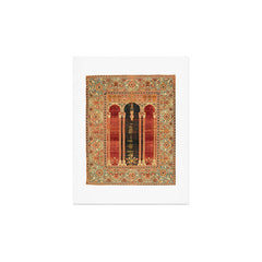 16th Century Carpet with Triple-Arch Design Turkish Print Art Print